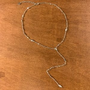 Kendra Scott Grant Y Necklace - Silver
